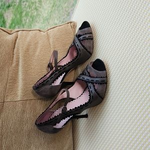 Open toe BCBG high heels